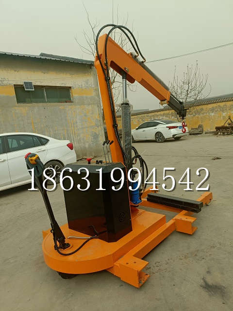 涿州市自卸车厢随车吊 自制轮式四不像起重机 四驱平板吊 5吨 贵盛